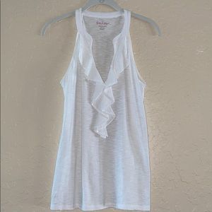 Lilly Pulitzer Ruffled Tank Top